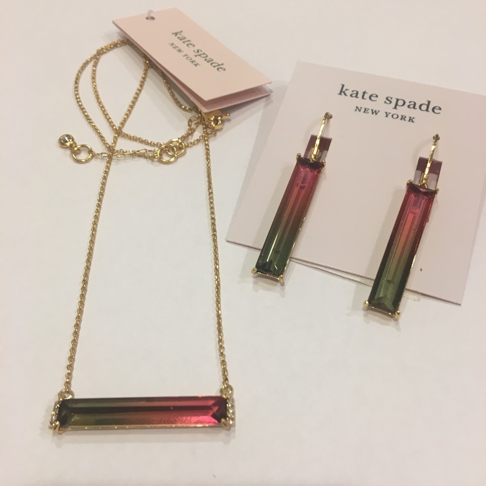 NWT Kate Spade ♠️ necklace & earrings